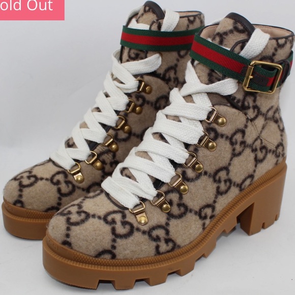 Authentic Gucci wool ankle boots - Picture 3 of 11